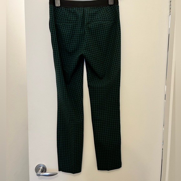 Black and green checkered skinny dress pants - Picture 3 of 6